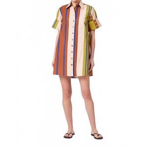 Striped Multicolor Mini Dress